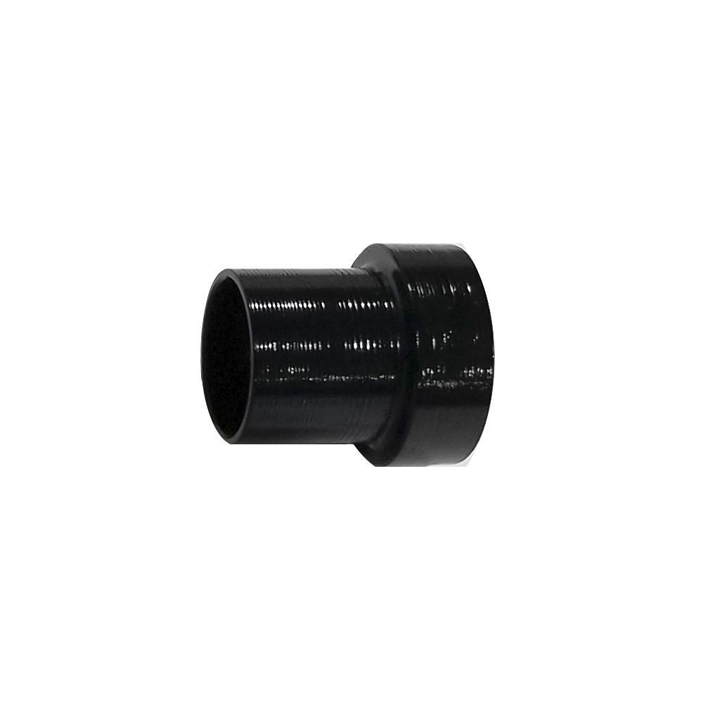 -4 AN Tube Sleeve, Aluminum, Black