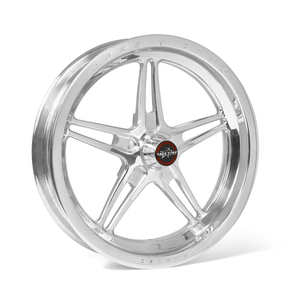 Race Star Wheels 63 Pro Forged, 15 in. x 3.5 in., Lg Strange, 1.7 in. BS, Polished