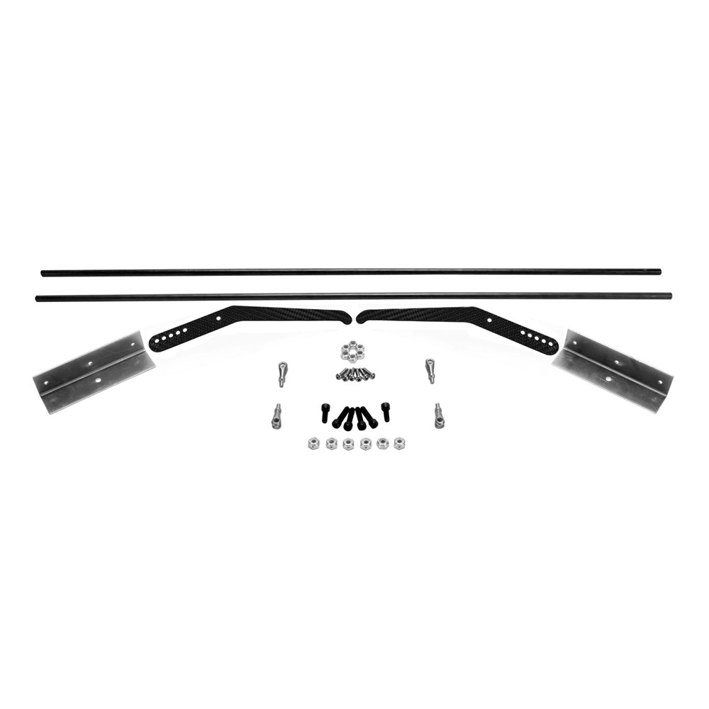 Interior Door Handle Kit, 8.75 in. Carbon Fiber Handles