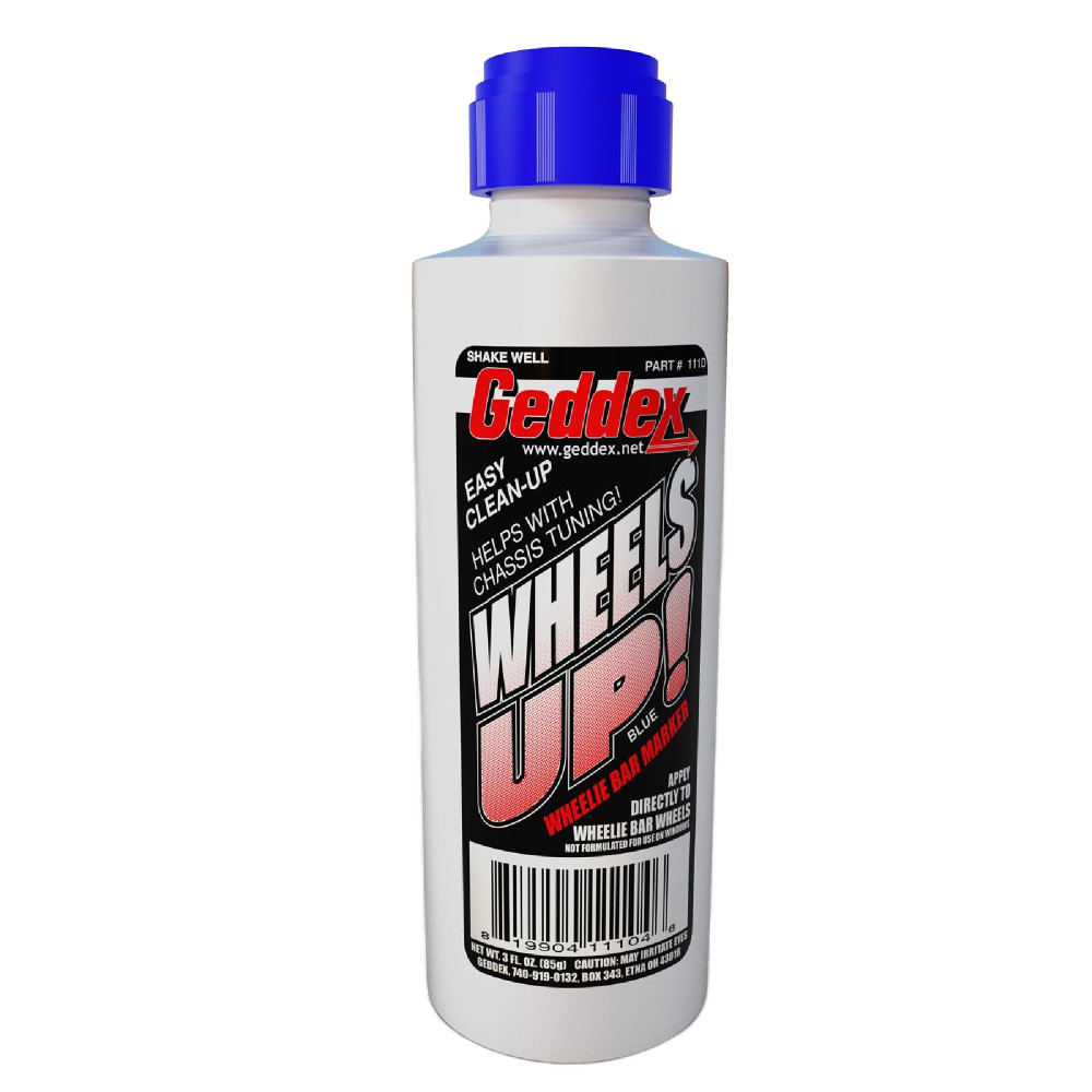 Geddex 111D Wheels Up! Wheelie Bar Marker, Blue