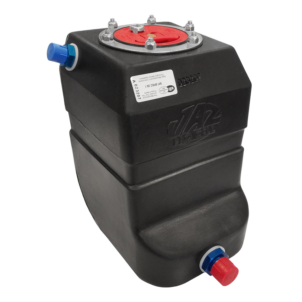 JAZ Products 2 Gallon Pro Stock Fuel Cell, -10 AN Sump Fitting