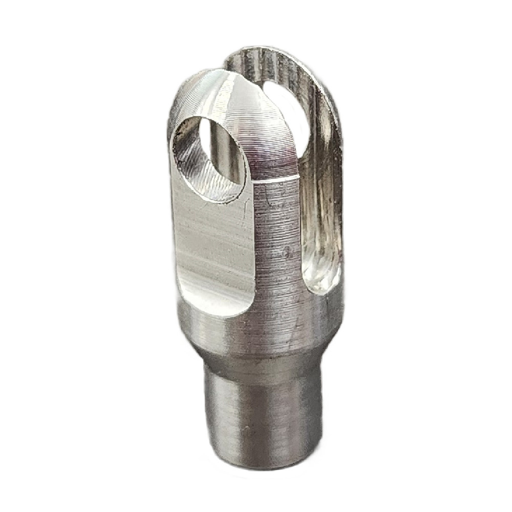 Slot Clevis, Fits 3/8 in. OD x .050 in. W Tube, Titanium | Quarter-Max