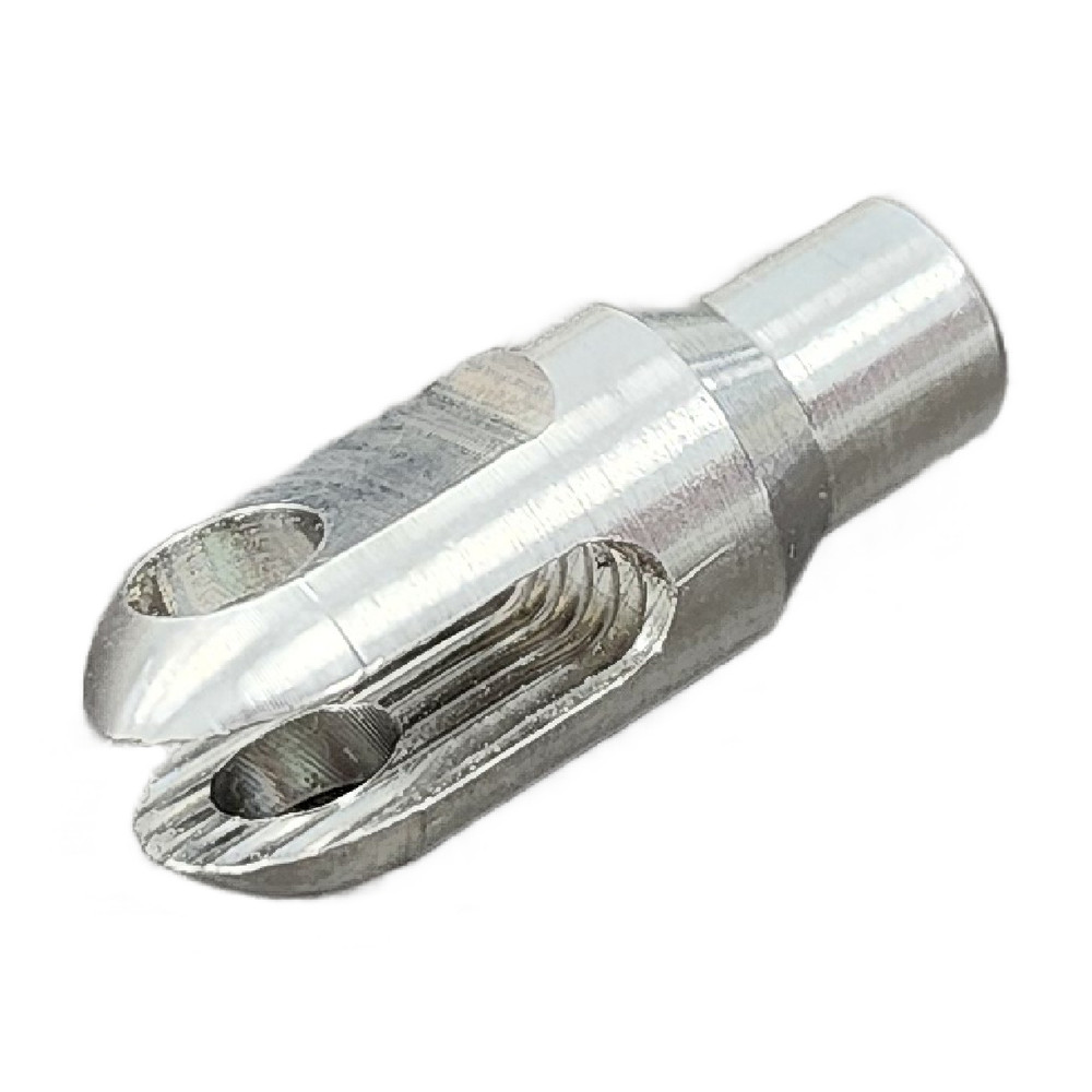 Slot Clevis, Fits 3/8 in. OD x .050 in. W Tube, Titanium | Quarter-Max