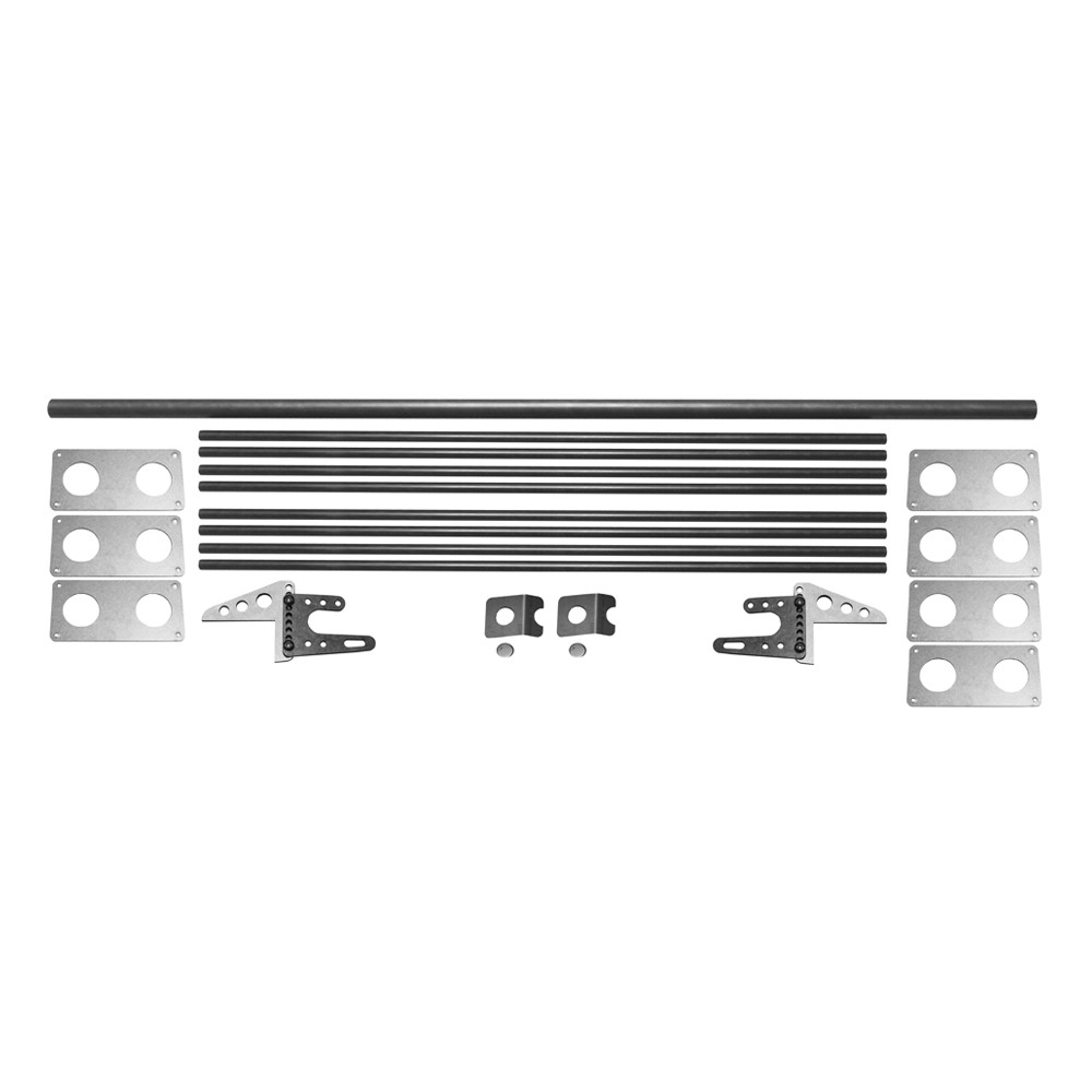 Quarter-Max Adjustable Front End Mount Kit, Steel, Short Forks