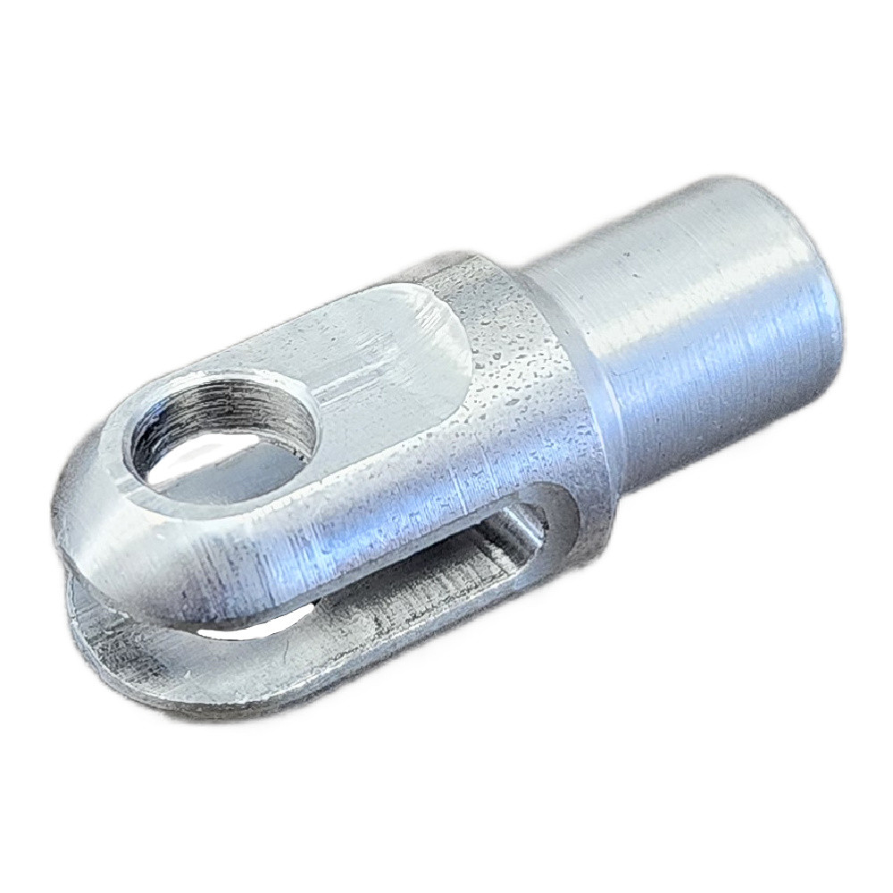 Slot Clevis, Fits 1/2 in. OD x .058 in. W Tube, .125 in. Slot, .250 in. Hole, 4130