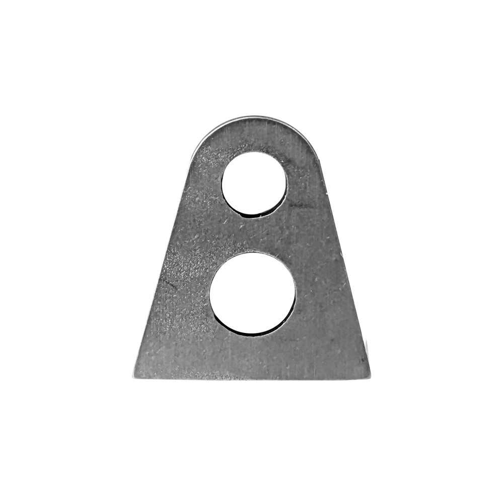 Titanium Window Tab, 2 Holes, .090" Thick