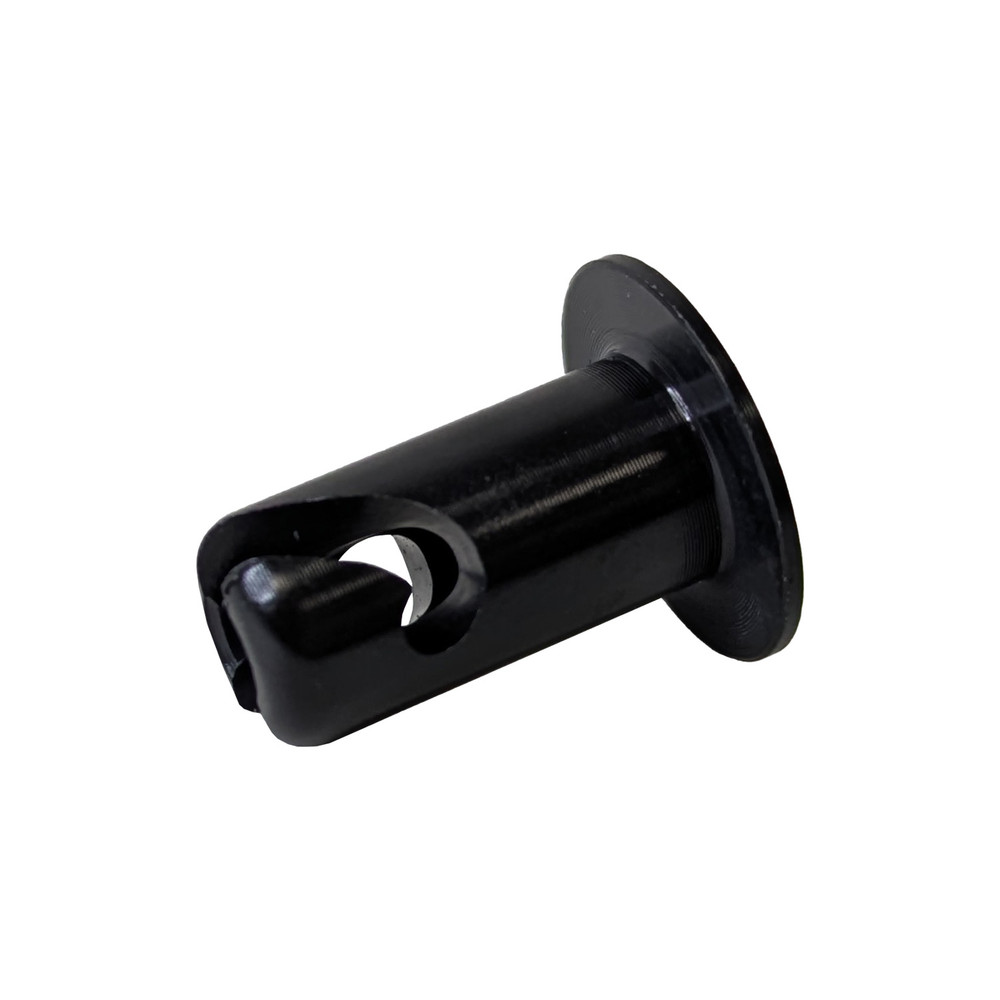 7/16 in. Flush Slotted Dzus Fastener, Aluminum, Black Anodized, .650 in. Grip Length (Pack of 10) 
