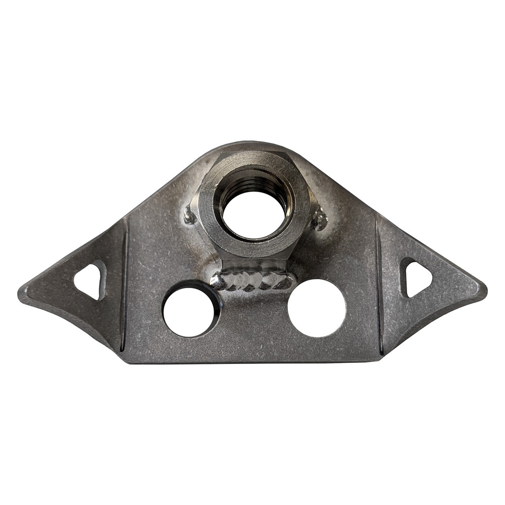 Weight Bar Tab, Short Wing, Titanium, Welded 1/2-13 Thread Nut
