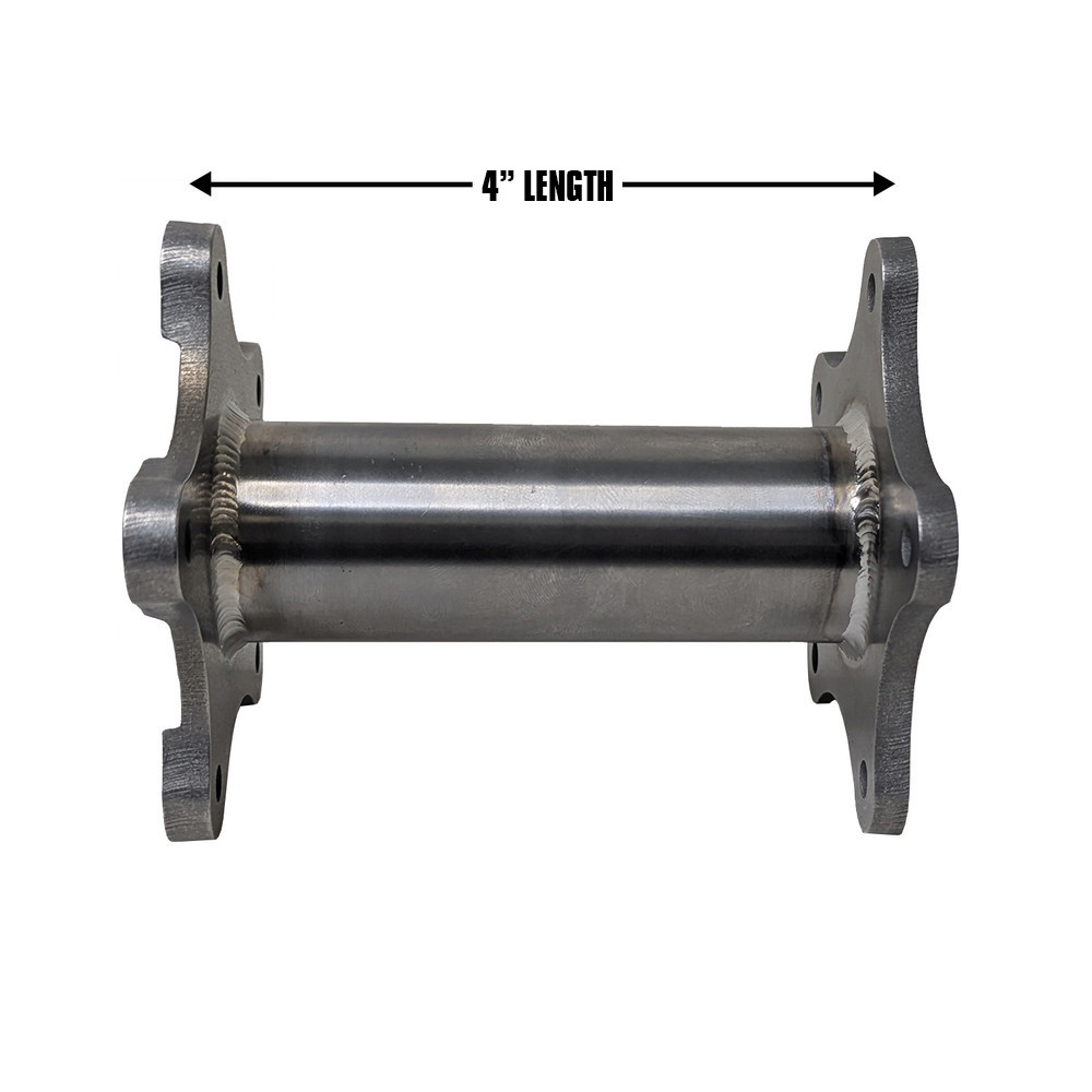 Steering Wheel Extension, Welded, Recessed for Horn Button, Titanium