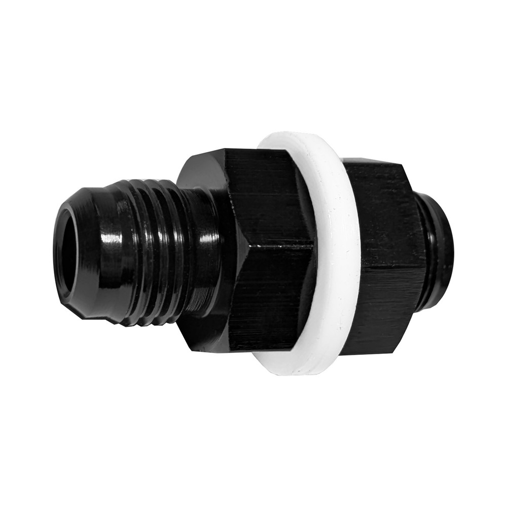 6AN to 6AN Male Flare Straight Fuel Cell Bulkhead Fitting (FIT-60000)