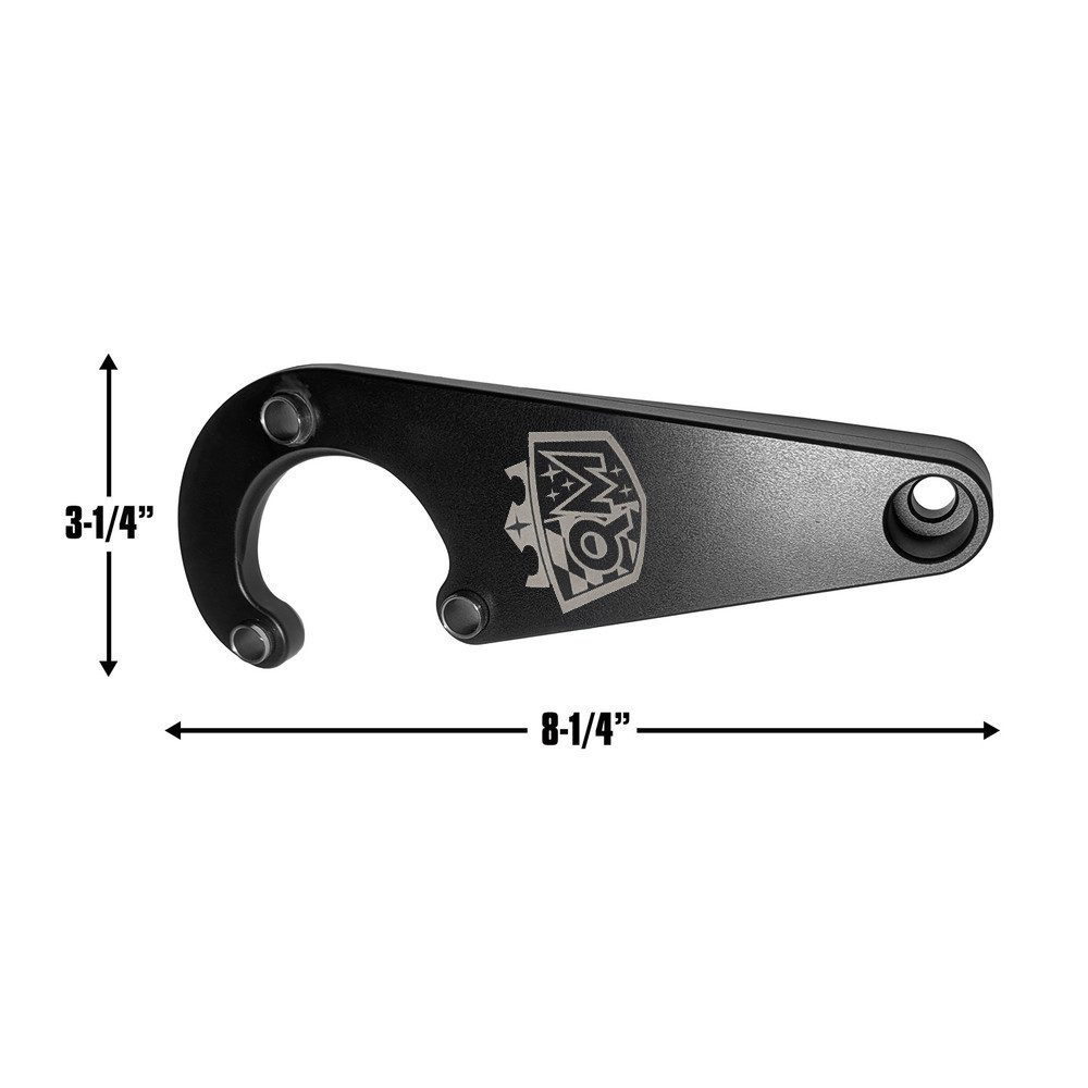 QM Offset Steering Arms, Aluminum, Laser Etched Logo (Sold as a Pair) (QM-202117)