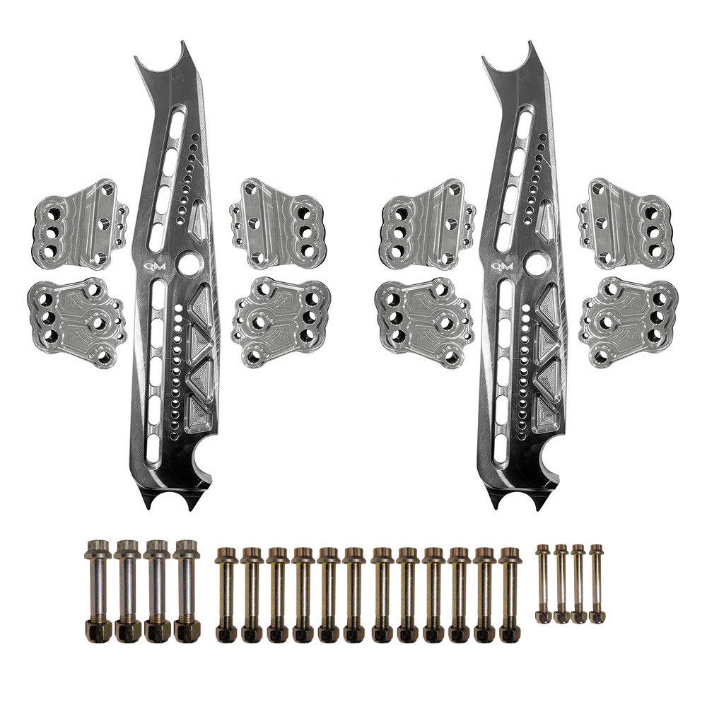 Xtreme Series Adjustable Billet 4-Link Chassis Bracket Kit (QM-411174-1)
