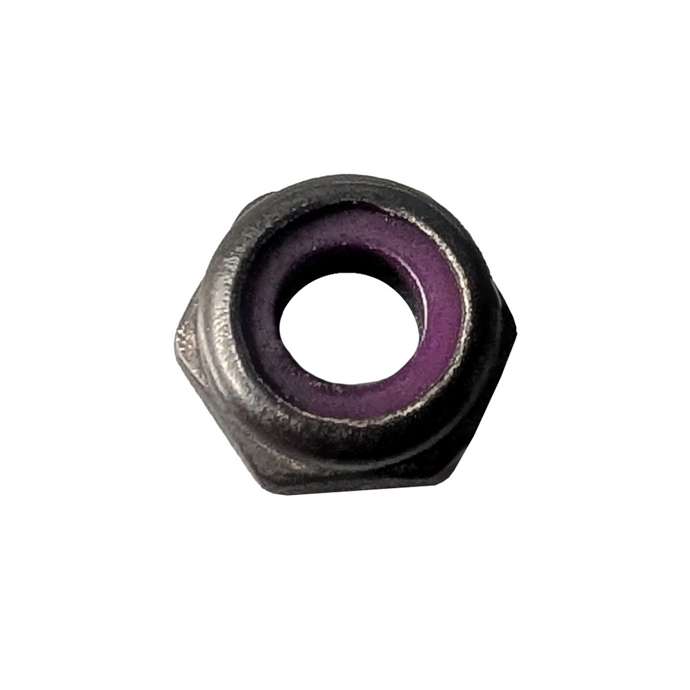 Thin Nylon Insert Nut, 1/4" - 20, Stainless Steel, Black Finish (Pack of 25) (FAST-660001)