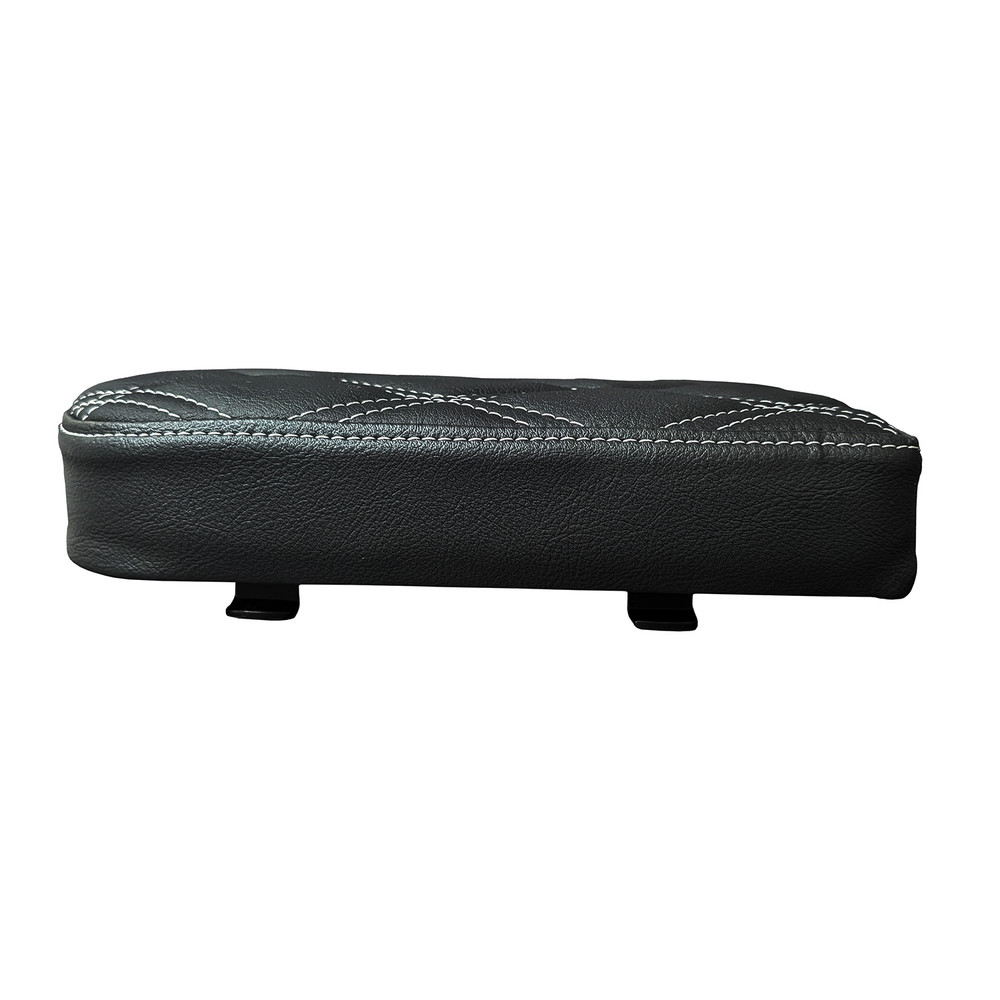 Side Bar Rider Seat, White Diamond Pattern Stitching QM-211998