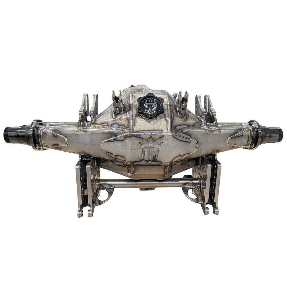 QM Pro Welded Dual 10" - 11" 4130 Pro Mod Floater Rear End Housing with Adjustable Shock Mounts (QM-204109-11-PMAS)