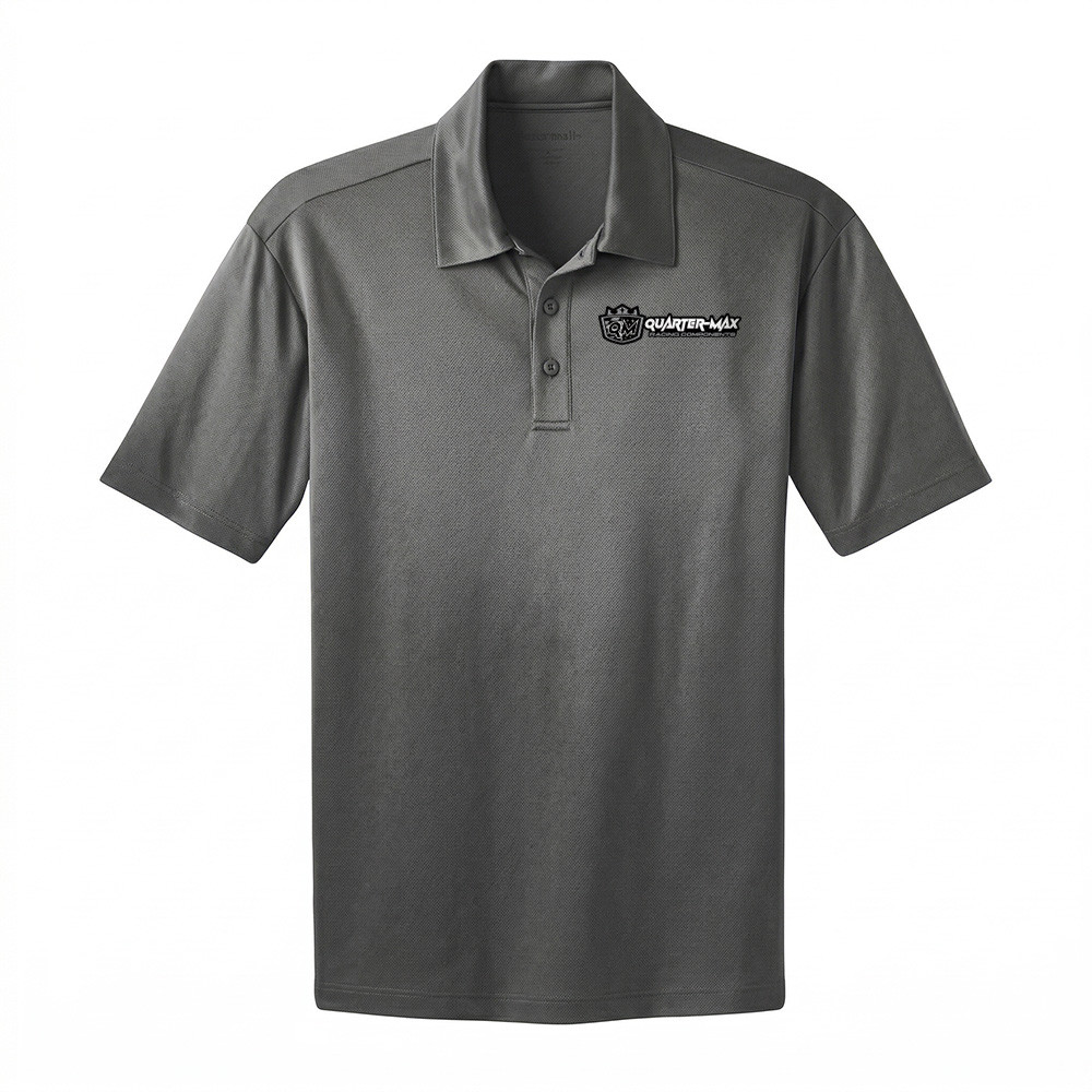 Quarter-Max Polo, Grey
