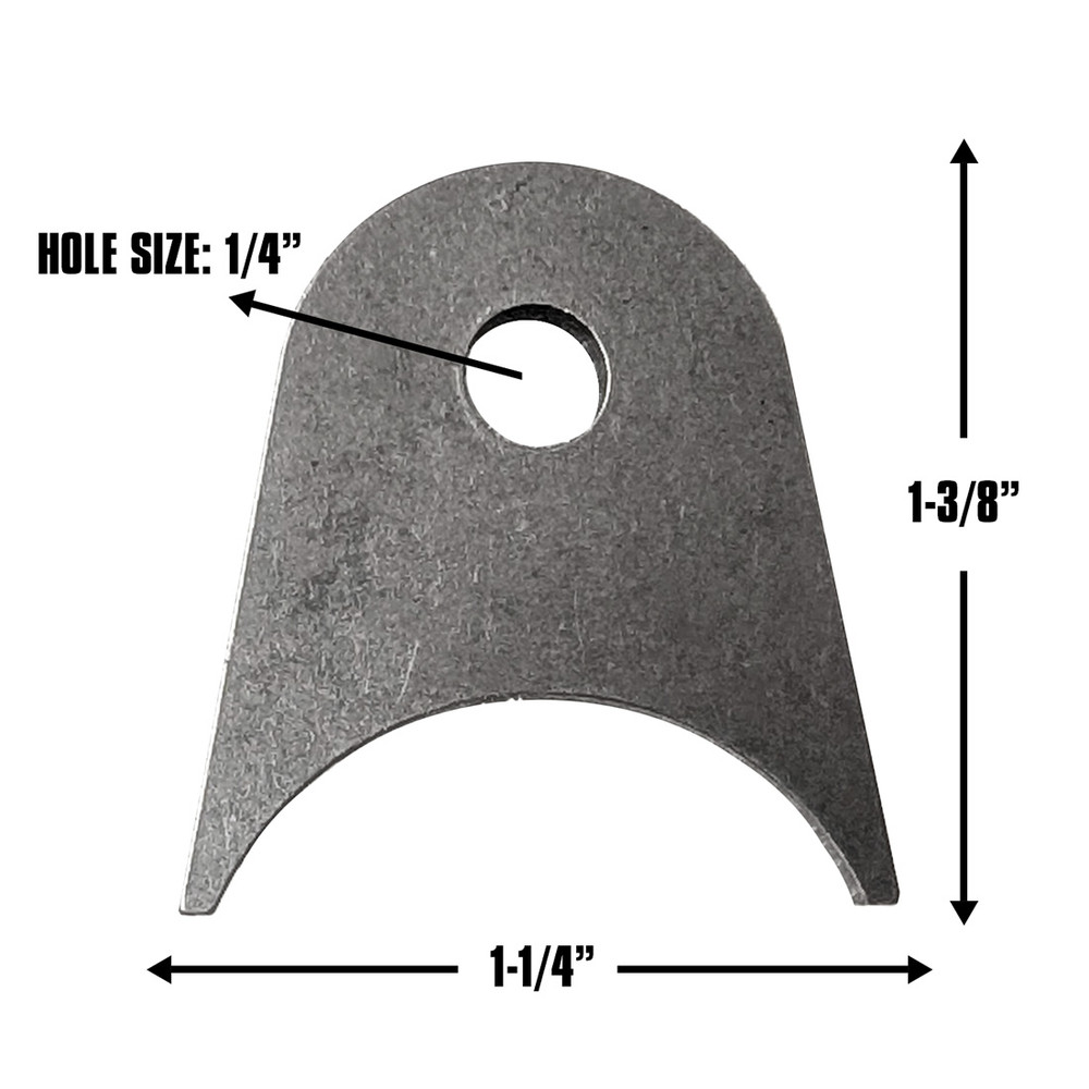 QM Seat Belt Universal Tab, 4130, .125" Thick (QM-2178209)
