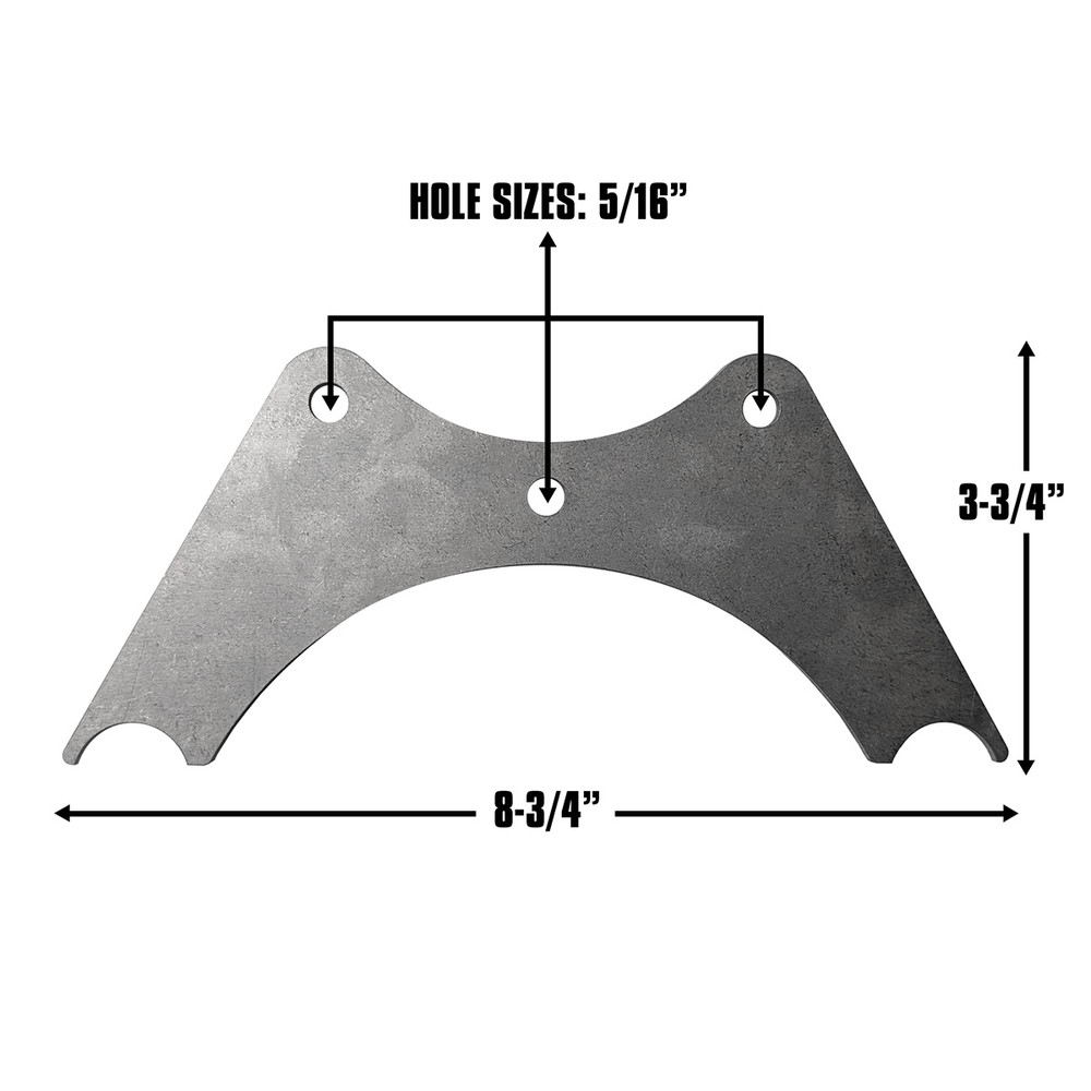 QM Lenco Transmission Slide Mount Bracket, Titanium (QM-411269T)
