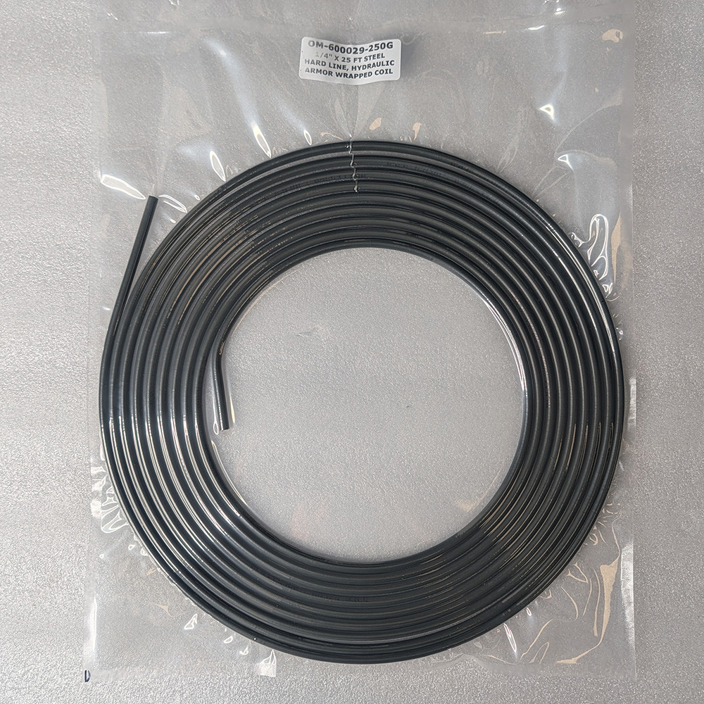 Steel Hardline, Hydraulic Armor Wrapper Coil, 1/4 in. x 25 feet (QM-600029-25OG)