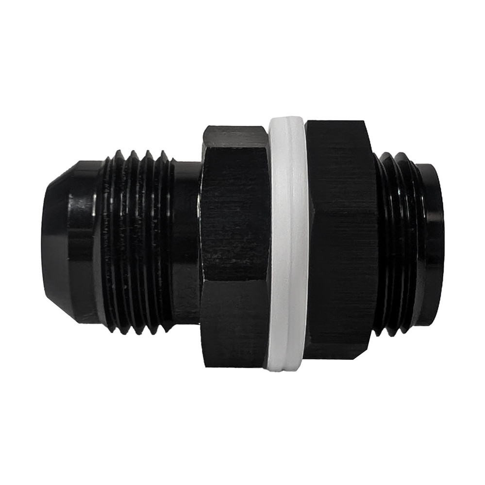 Black High-Flow Fuel Cell Bulkhead Fitting -12AN QM-365011