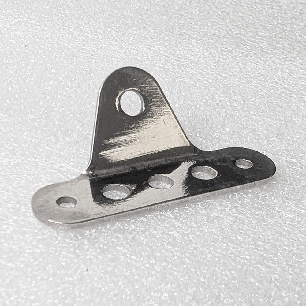 Bent Wing Bracket Mount Pad, Polished, 4130 (QM-410445-C)