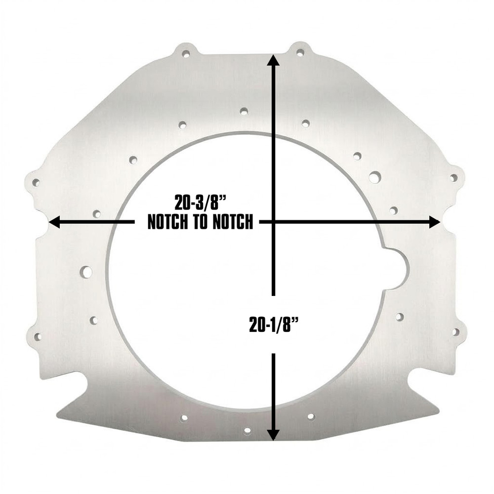 QM AJ / Proline Hemi Midplate, Aluminum (QM-213236-10.5)