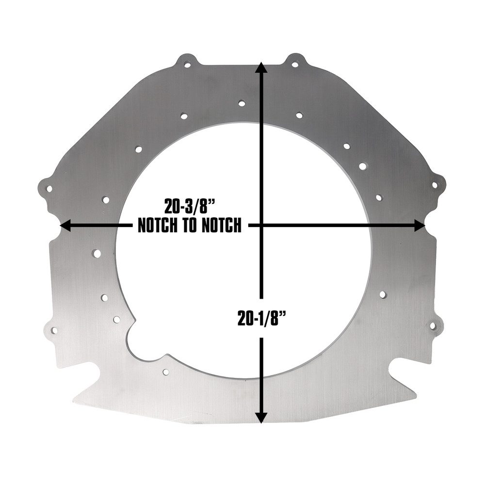 QM Brad Anderson/Noonan, 11-1/2" Crank Center, Midplate, Aluminum (QM-213235-11.5)