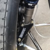 Steering Arm for Strange Ultra Strut with Bushings, Right Side - Installed