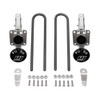 Quarter-Max Window Latch Kit. Note: this photo represents the latches with the RJ logo.
