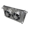 Entropy Radiator 1970-1981 Camaro Dual Aluminum Radiator with Dual HPX Fans