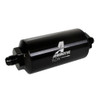 Aeromotive 12345 Filter, In-Line, 10-m Microglass Element, AN-06 Male, Black