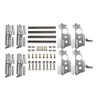 Quarter-Max 201214-5 Extreme Pro Series 4-Link Kit with 13 in. Notch Spread Chassis Brackets and 3/4 in. Wide Billet Adjustable Double Shear Shock Mounts