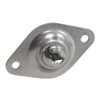 7/16 in. Self-Ejecting Flush Allen Head Quarter Turn Fastener, Steel, Silver, .600 in. Grip Length