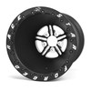 Race Star 63 Pro Forged DBL, 16 in. x 19 in., 5 in. x 5 in., 5 in. BS, Black Anodized/Machined