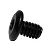 1/4-20" x 3/8" Flat Head Hex Socket Cap Screw, Black (Pack of 10) (FAST-6000)