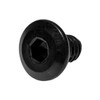 1/4-20" x 3/8" Flat Head Hex Socket Cap Screw, Black (Pack of 10) (FAST-6000)