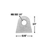 QM Panel Gauge Panel Tab, .090 Thick, Titanium (QM-411275-T)