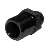 NPT Male Fitting, -6AN to 3/8, Aluminum, Black (FIT-AN816-06-06DBK)