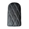 Side Bar Rider Seat, White Diamond Pattern Stitching (QM-211998)