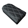 Side Bar Rider Seat, White Diamond Pattern Stitching (QM-211998)