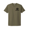 Quarter-Max T-Shirt, Military Green, Black Logo