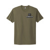 Quarter-Max T-Shirt, Military Green, Premium Logo 