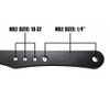 QM Tomahawk Parachute Handle, 10-3/4 in. Long, Black Powder Coat (QM-209106-2B)