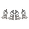 QM Strange 11" Modular 4-Link Housing Brackets with Doublers, Welded, Titanium (QM-201216)