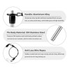 Push Pull Pin, 3/8" x 1.00" Positive Locking Quick Release Pin with Lanyard (QM-218141)