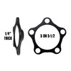 QM Wheel Spacers 1/8" Thick, 5-on-4-3/4, Aluminum (QM-205123-125)