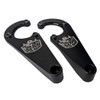 QM Offset Steering Arms, Aluminum, Laser Etched Logo (Sold as a Pair) (QM-202117)
