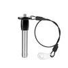 Push Pull Pin, 3/8" x 1.50" Positive Locking Quick Release Pin with Lanyard (QM-218142)