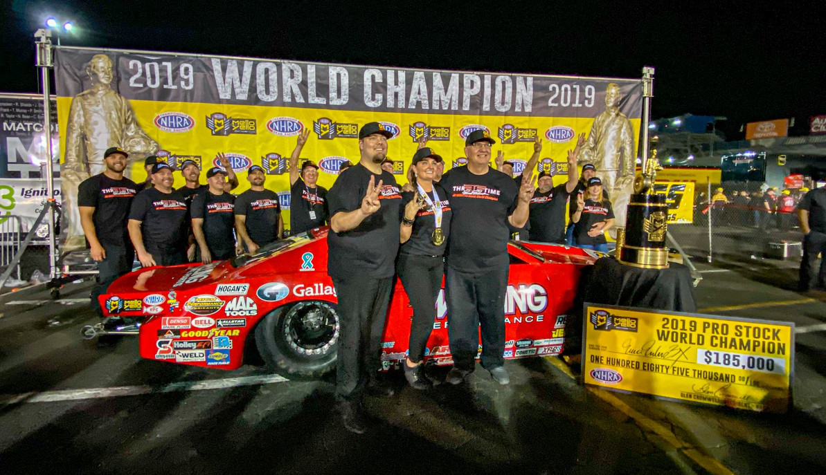 Erica Enders Clinches Third NHRA Pro Stock World Championship with RJ Race Cars