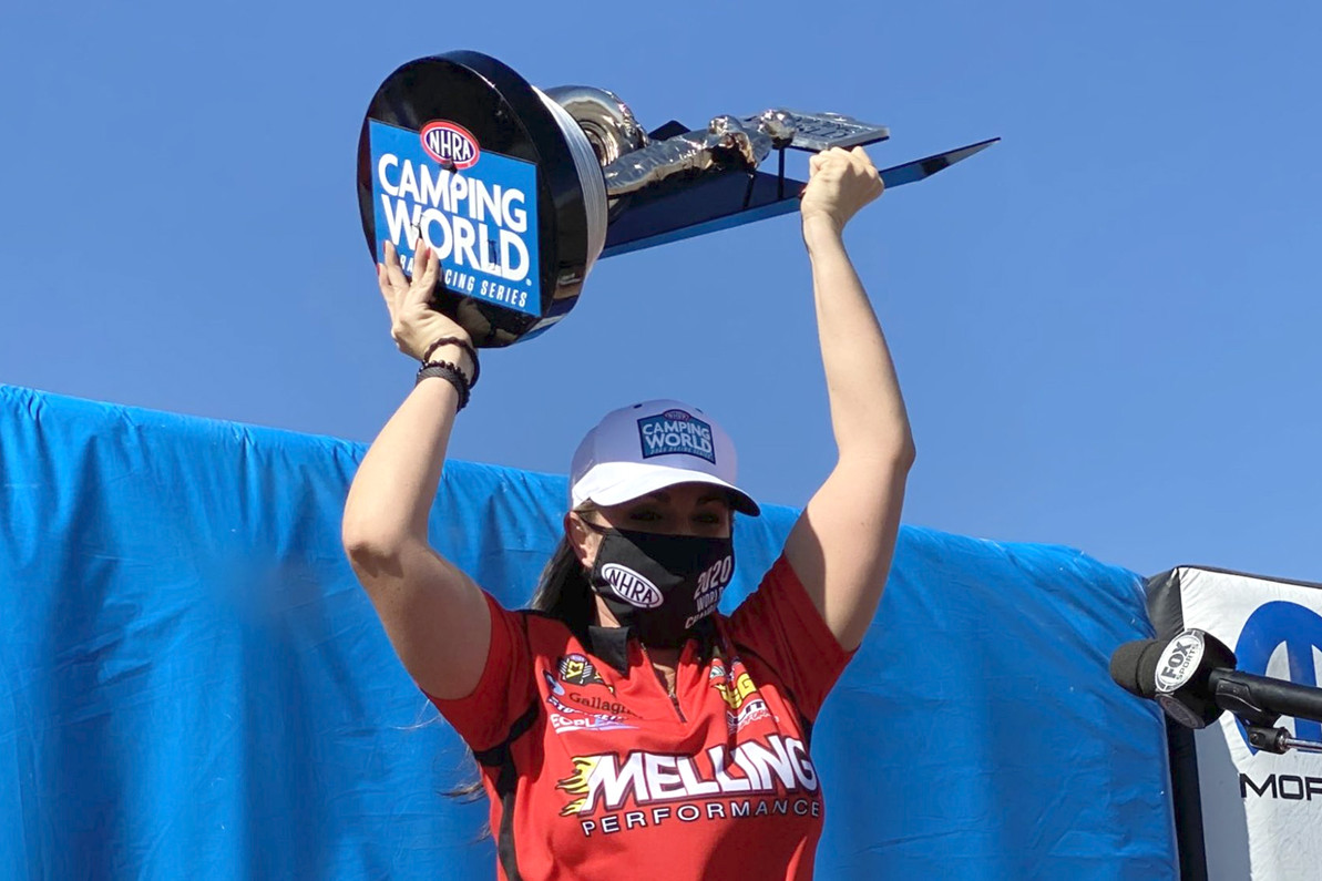 Erica Enders Claims Her Fourth NHRA Pro Stock World Championship in her RJ Race Cars built Camaro! 